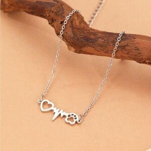 🐾 Heartbeat Paw Bracelet ♥️